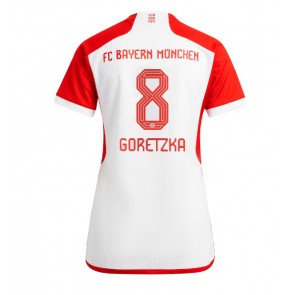 Maillot de foot Bayern Munich Leon Goretzka #8 Domicile Femmes 2023-24 Manches Courte